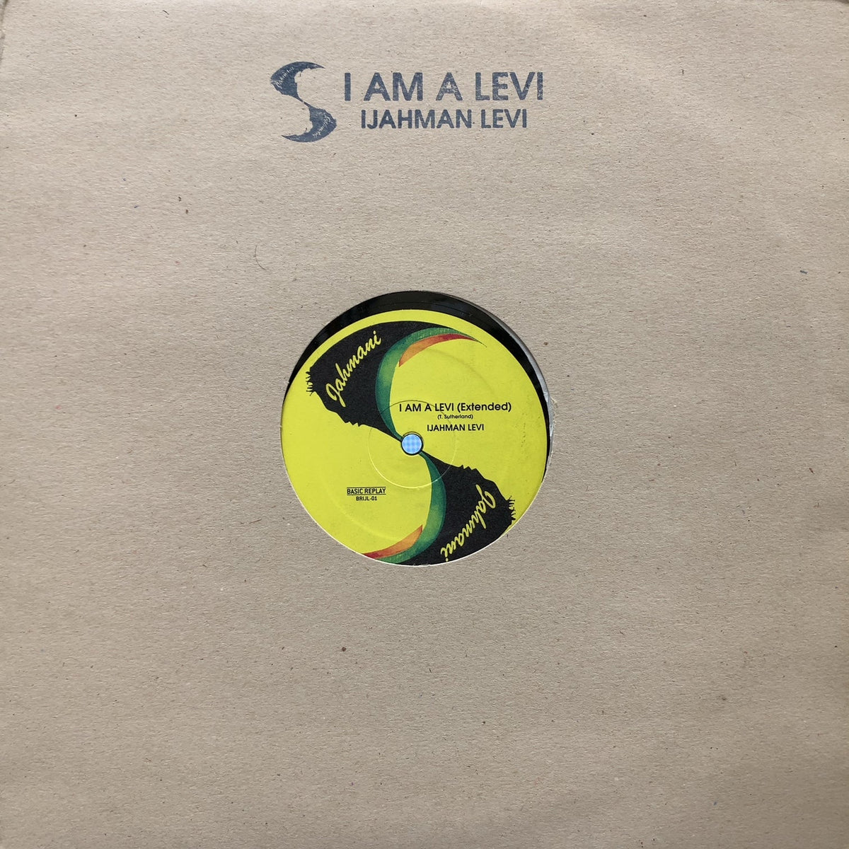 IJAHMAN LEVI / I Am A Levi (Basic Replay, BRIJL-01, 12inch