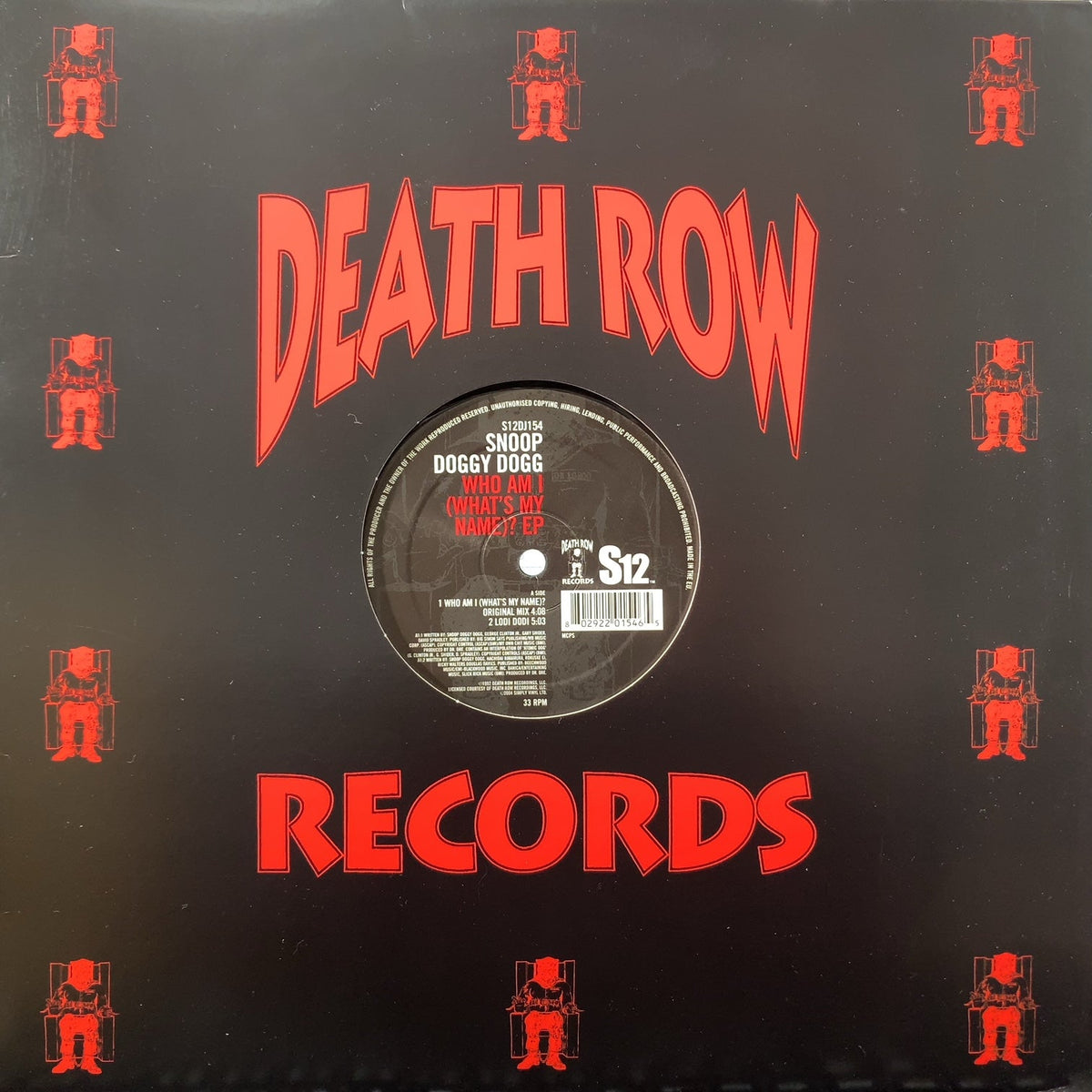 SNOOP DOGGY DOGG / Who Am I (What's My Name)? EP (S12DJ154, 12inch