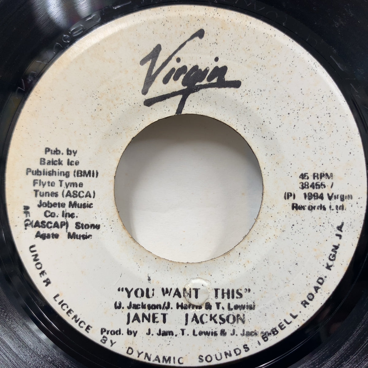 JANET JACKSON / You Want This (38455-7, 7inch) – TICRO MARKET
