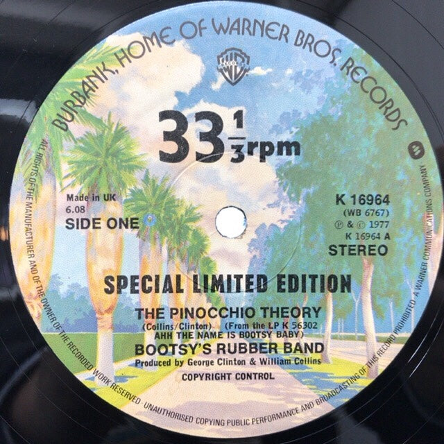 BOOTSY'S RUBBER BAND / THE PINOCCHIO THEORY TICRO MARKET