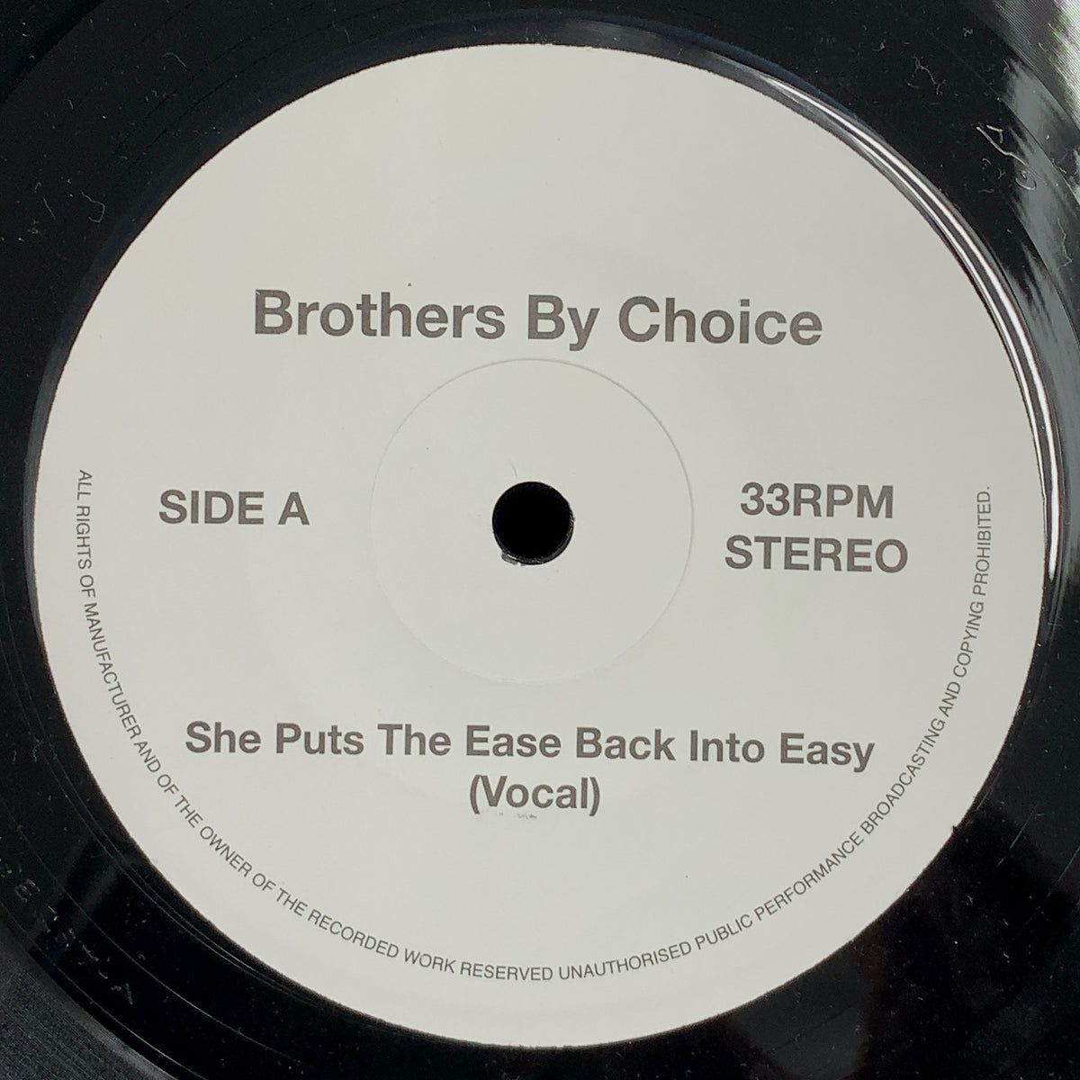 BROTHERS BY CHOICE / SHE PUTS THE EASE BACK INTO EASY – TICRO MARKET