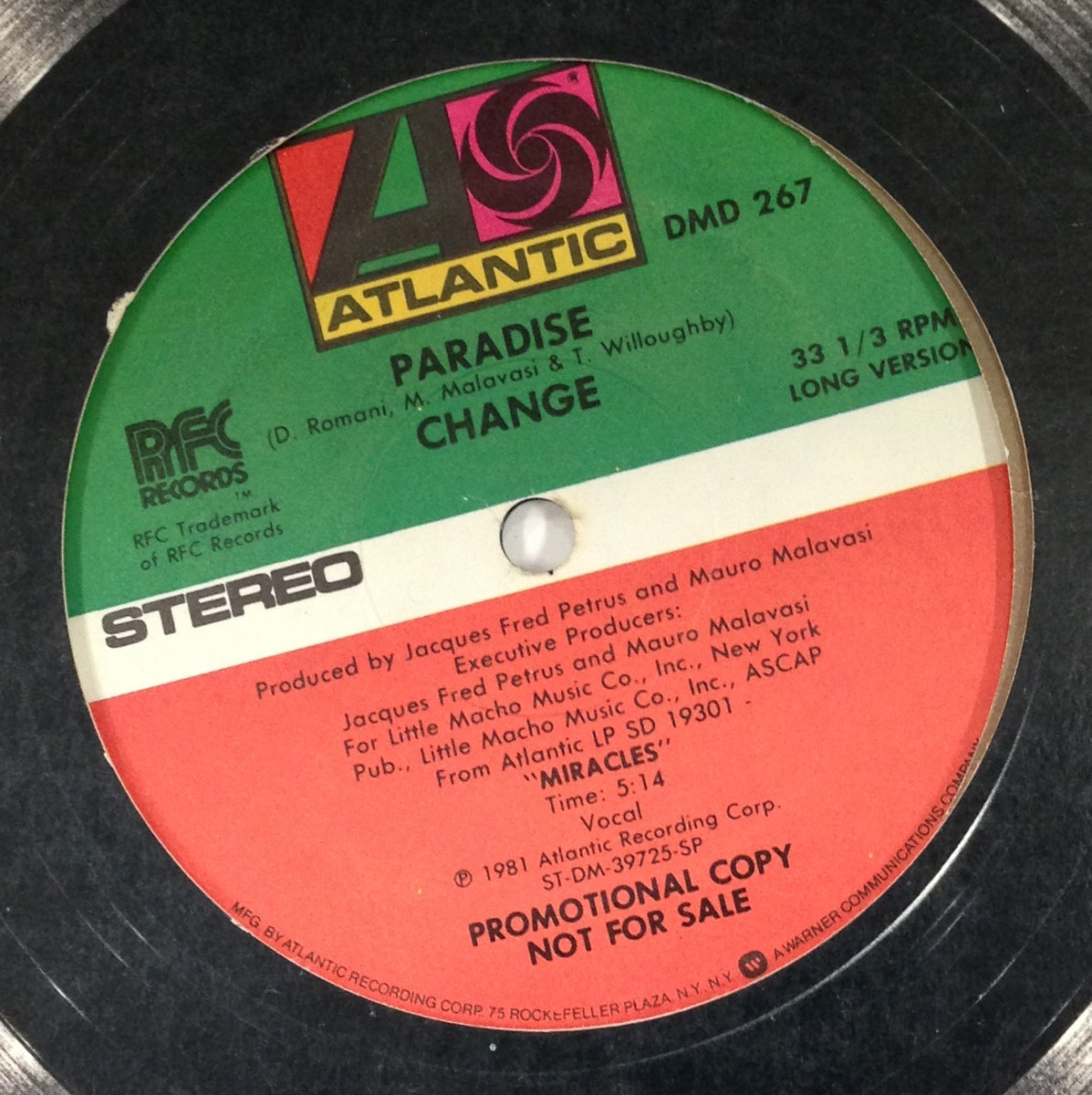 CHANGE / PARADISE – TICRO MARKET