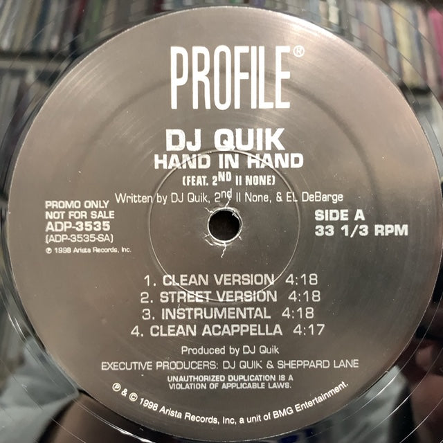 DJ QUIK / Hand In Hand / The P***y Medley TICRO MARKET