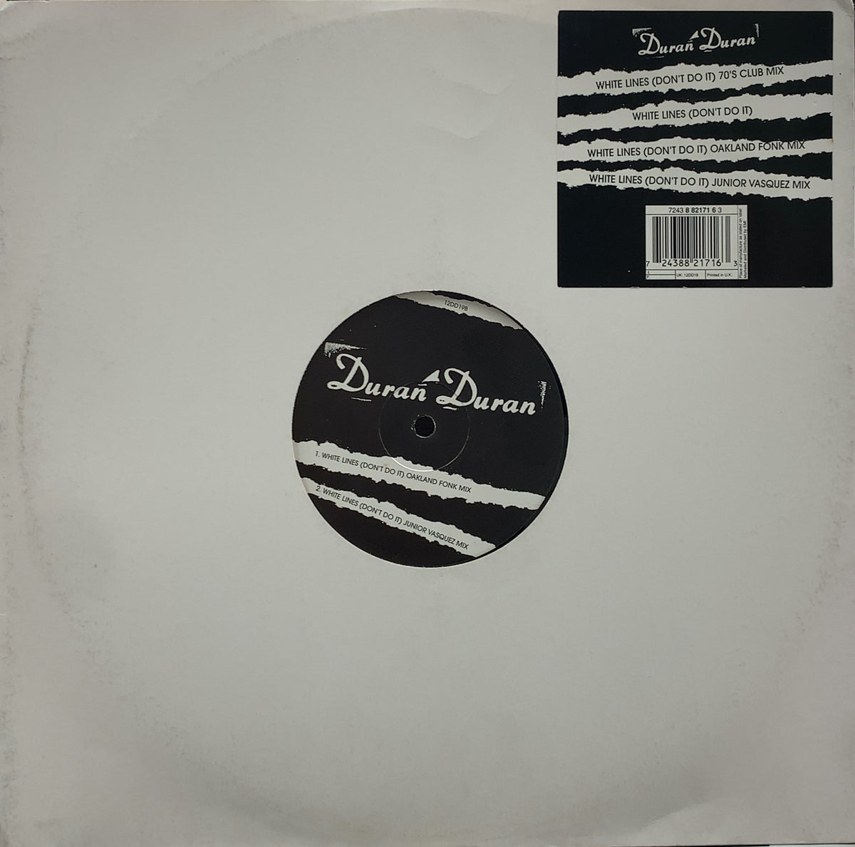 Duran Duran「White Lines」12インチアナログレコード※新品 DURAN DURAN / WHITE LINES – TICRO MARKET