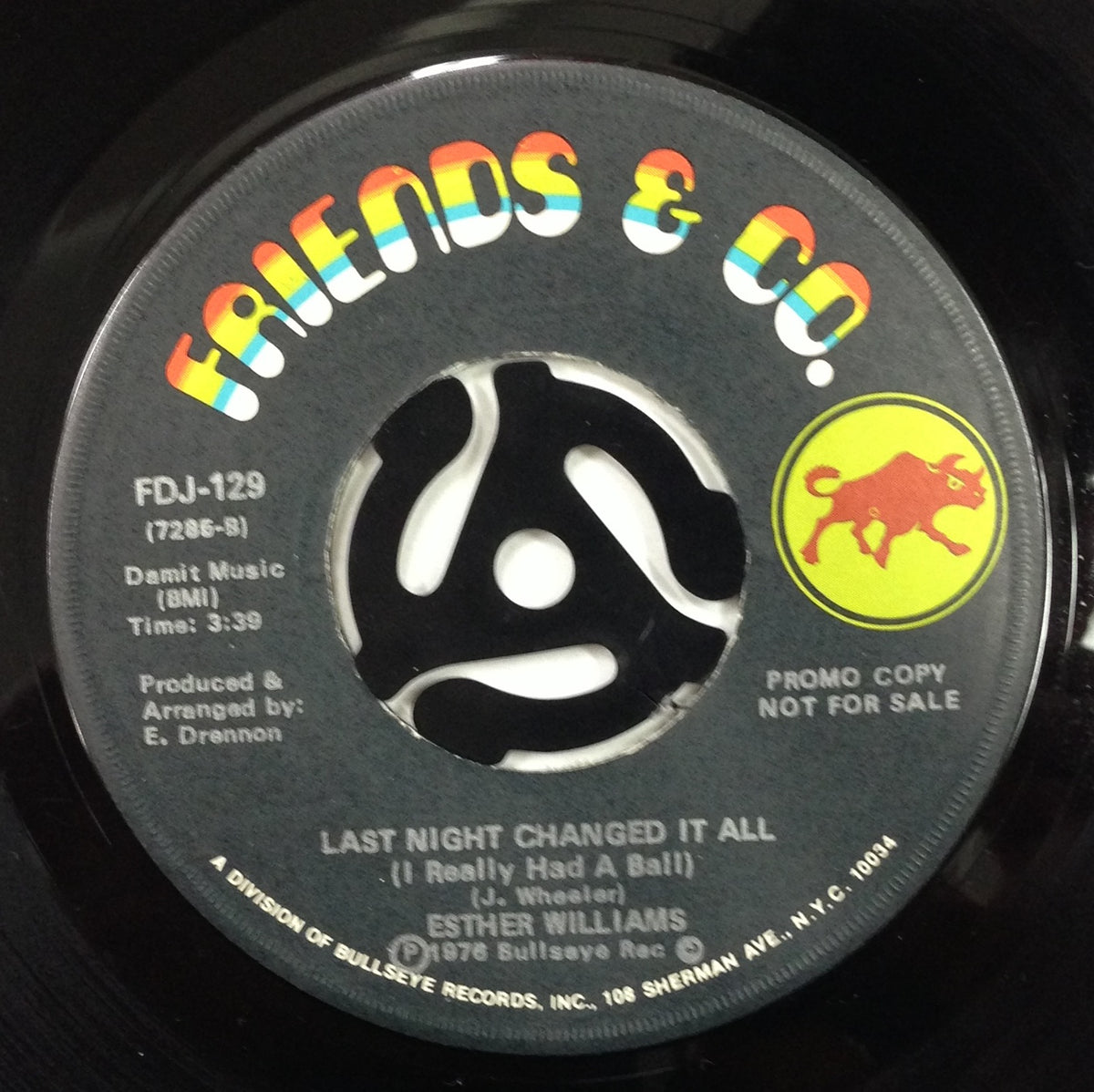 ESTHER WILLIAMS / LAST NIGHT CHANGED IT ALL – TICRO MARKET