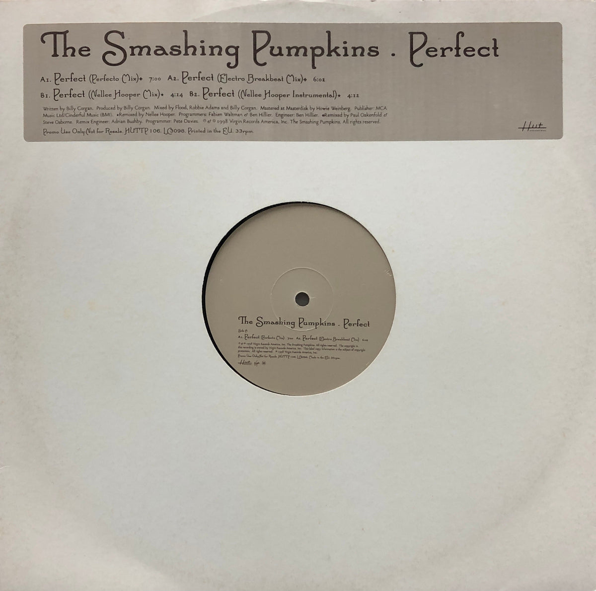 SMASHING PUMPKINS / Perfect (Hut Recordings, HUTTP 106, 12inch