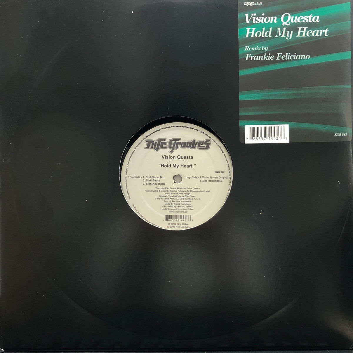 VISION QUESTA / Hold My Heart (Remix By Frankie Feliciano) – TICRO 