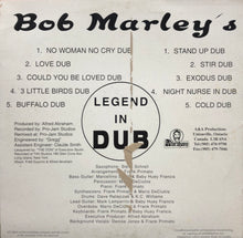 Load image into Gallery viewer, BOB MARLEY / Bob Marley's Legend In Dub LP