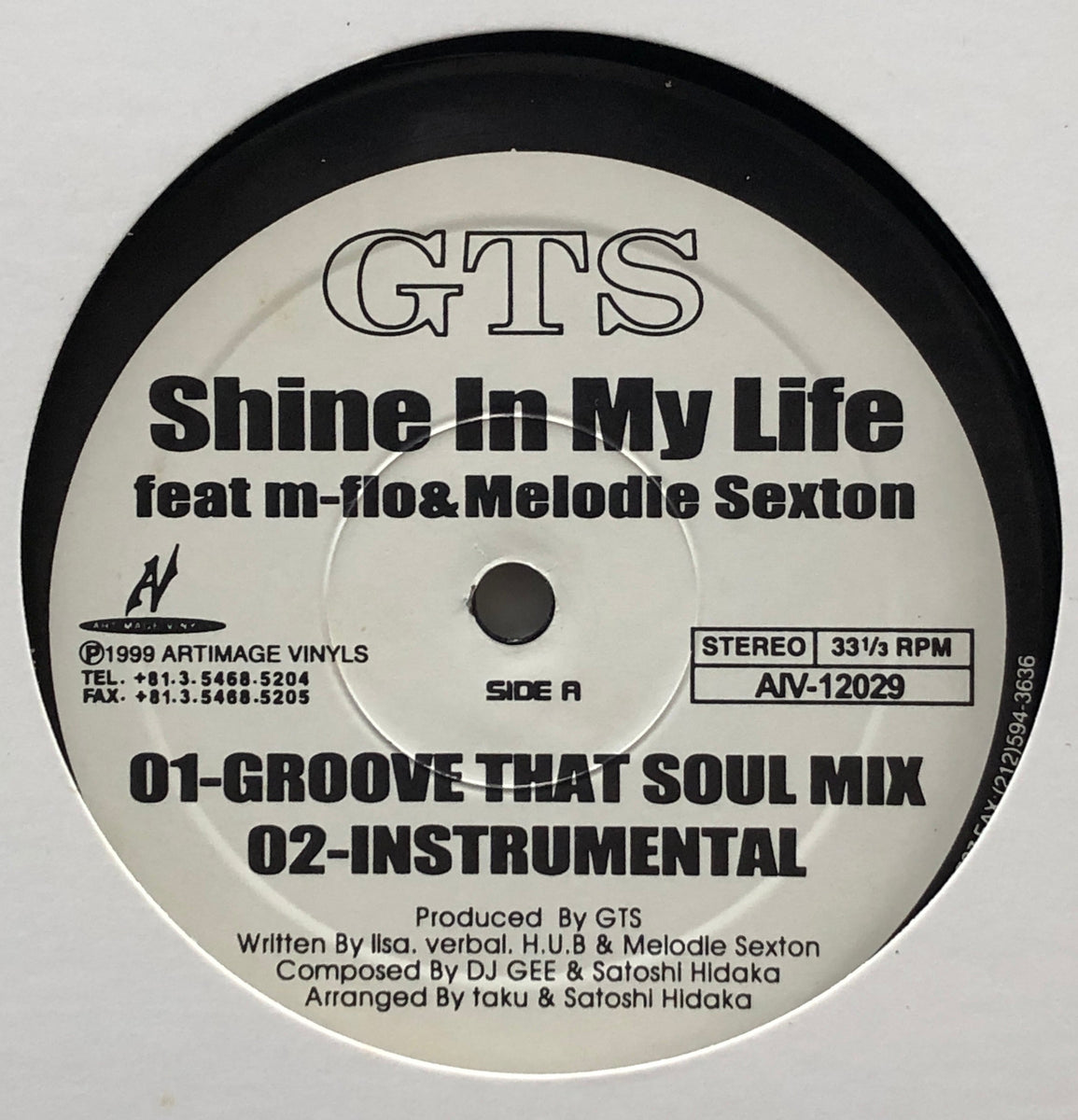 GTS / Shine In My Life / Fantasy (AIV-12029) 12inch – TICRO MARKET