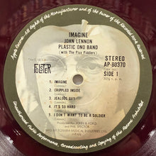 画像をギャラリービューアに読み込む, JOHN LENNON / Imagine (赤盤 AP-80370) LP