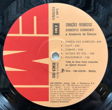 画像をギャラリービューアに読み込む, EGBERTO GISMONTI / Coracoes Futuristas (EMI, XEMCB 7013, LP)