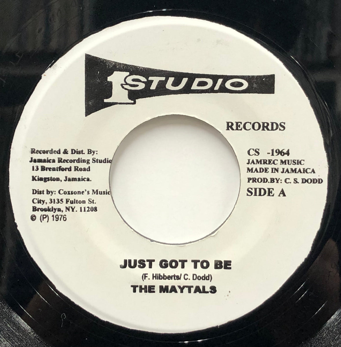 【SKA】THE MAYTALS & THE SKATALITES MAYTALS - SKATALITES / Just Got To Be / El Pussy Ska (Studio One