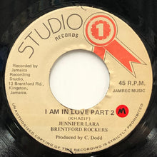 画像をギャラリービューアに読み込む, JENNIFER LARA / I Am In Love (Studio One, 7inch)