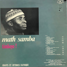 Load image into Gallery viewer, MATH SAMBA / Timboyo ! - Chants Et Rythmes D'Afrique. LP