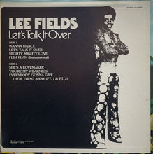 Load image into Gallery viewer, LEE FIELDS / Let's Talk It Over (A3-4-28-79) LP