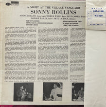画像をギャラリービューアに読み込む, SONNY ROLLINS / A Night At The "Village Vanguard" (Blue Note, BLP 1581, LP)帯付