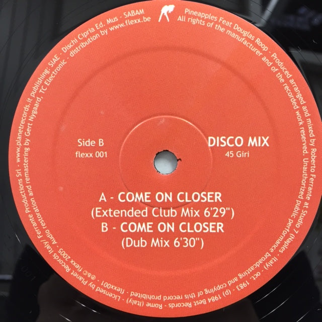 PINEAPPLES / COME ON CLOSER TICRO MARKET