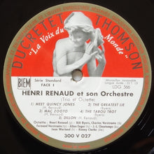 画像をギャラリービューアに読み込む, HENRI RENAUD ET SON ORCHESTRE / Henri Renaud Et Son Orchestre (Trio Et Octette) LP