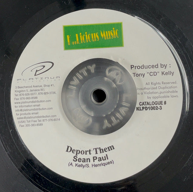 SEAN PAUL / DEPORT THEM TICRO MARKET