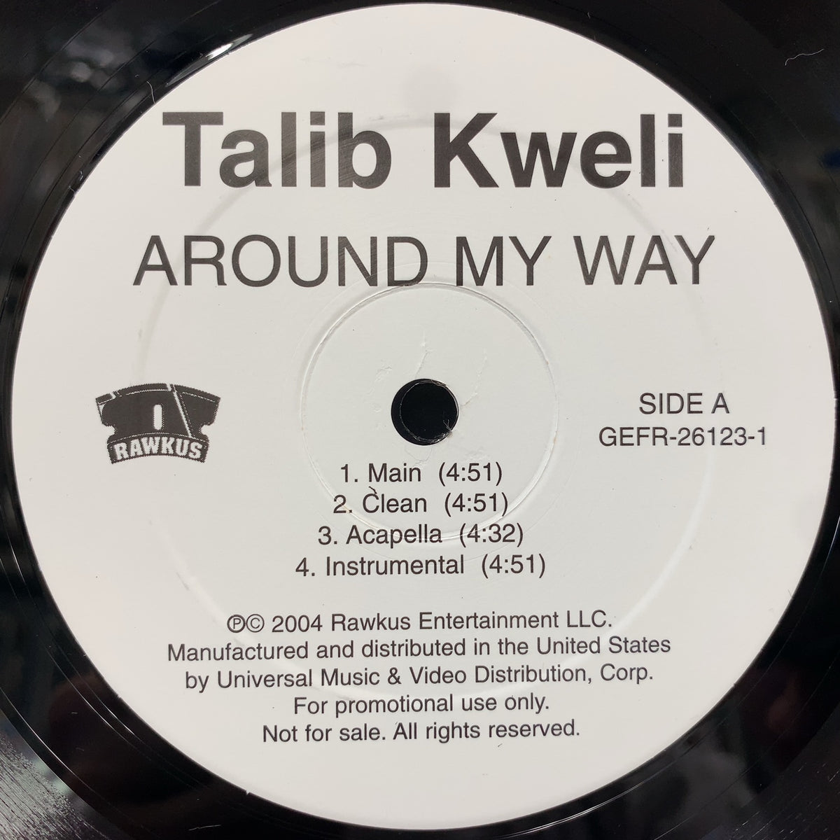 TALIB KWELI / Around My Way / Back Up Offa Me – TICRO MARKET