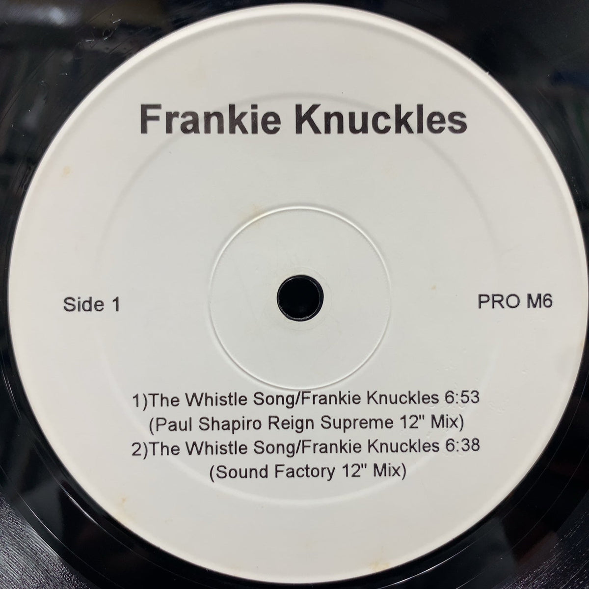 FRANKIE KNUCKLES / The Whistle Song – TICRO MARKET