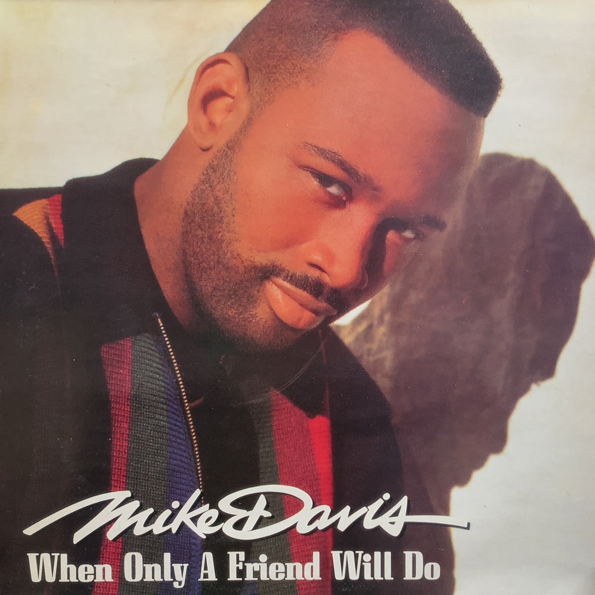 マイク・デイヴィス「When Only A Friend Will Do」LP