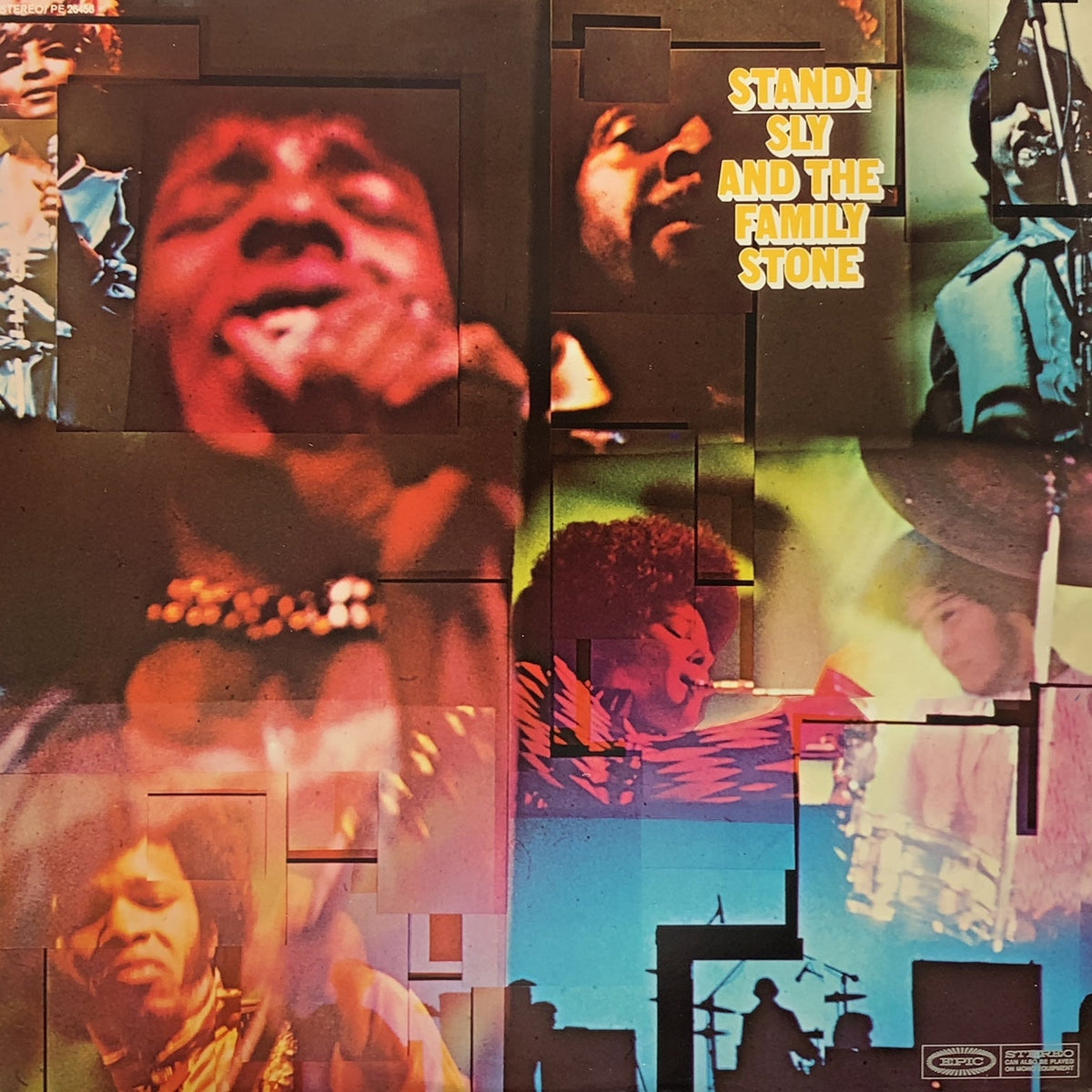 SLY & THE FAMILY STONE / Stand! ( Epic, PE 26456, LP) 1986 Press