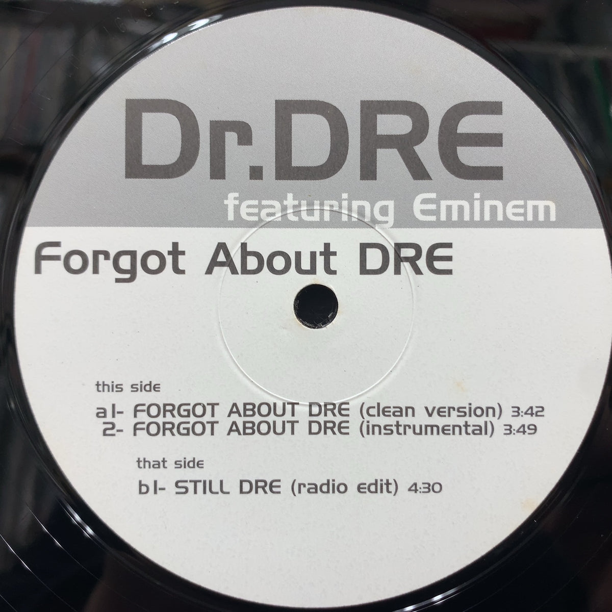 DR. DRE feat. EMINEM / Forgot About Dre (B031917, 12inch) – TICRO