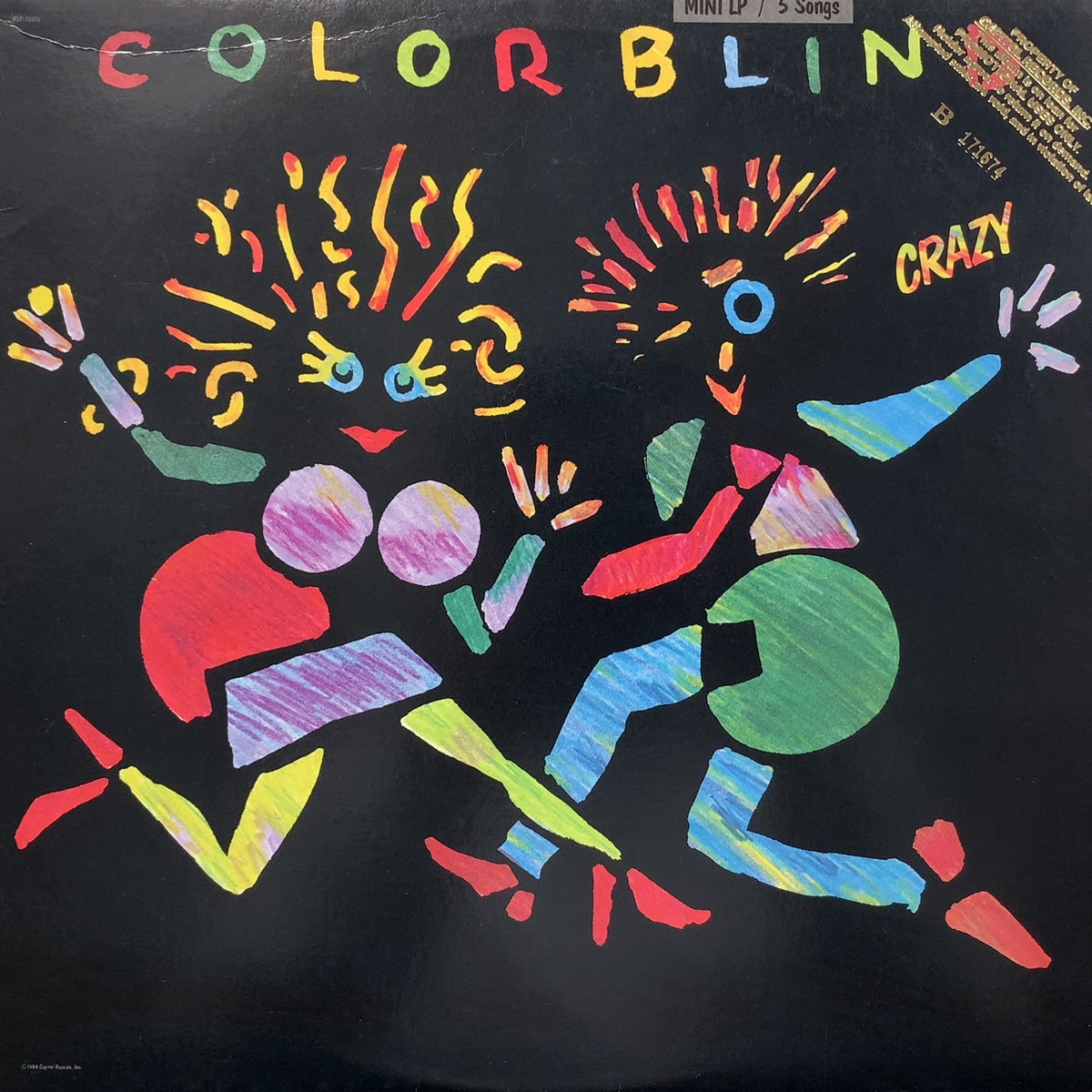 米LP Colorblind Crazy MLP15016 CAPITOL /00260 COLORBLIND / Crazy (MLP-15016, LP) – TICRO MARKET