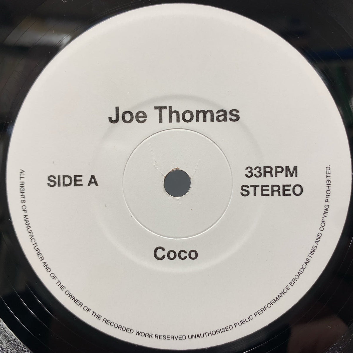 JOE THOMAS / Coco (MGE207, 7inch) – TICRO MARKET