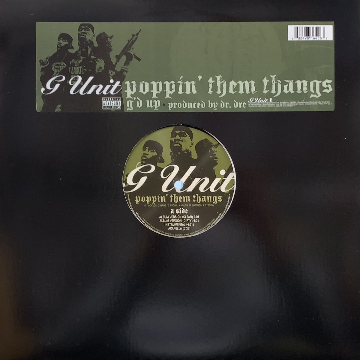２０日rap maniaさま専用　ドックタグのみ　50cent g-unit G-UNIT / Poppin' Them Thangs / G'd Up (B0002037-11, 12inch