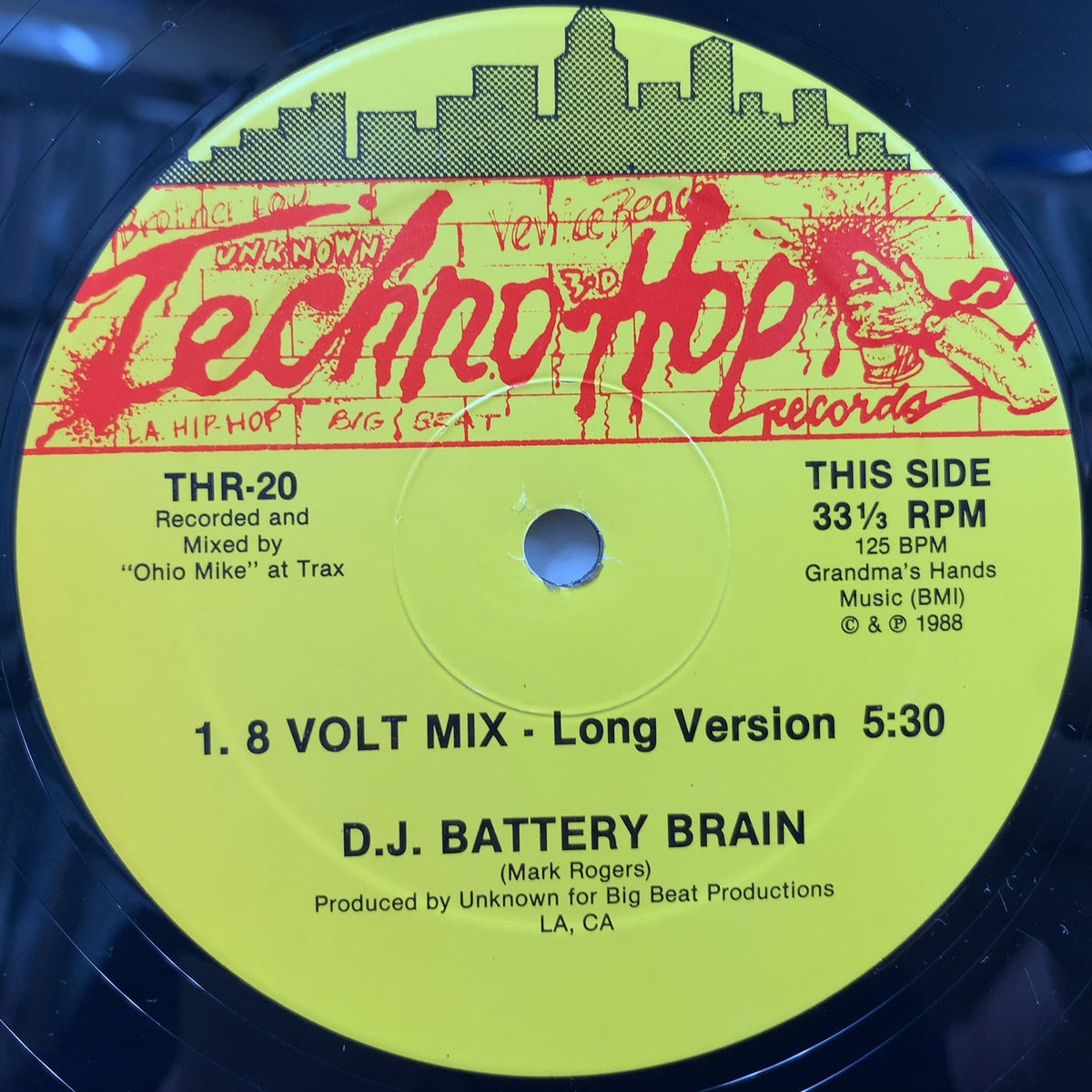 D.J. BATTERY BRAIN / 8 Volt Mix (THR20) 12inch TICRO MARKET