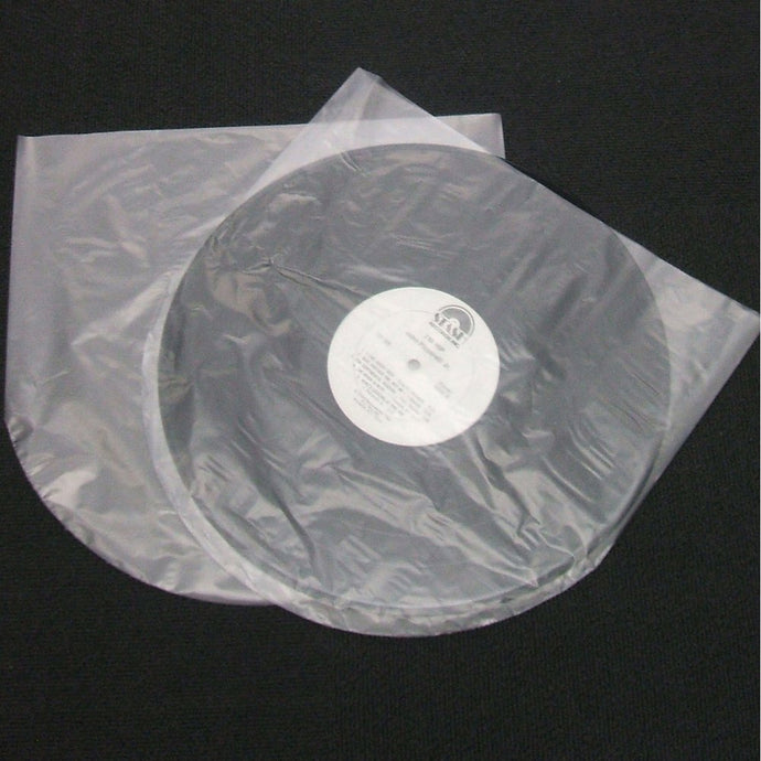 12インチ LP用 レコード内袋 (ナイロン製) / 丸底 ビニール製 100枚セット