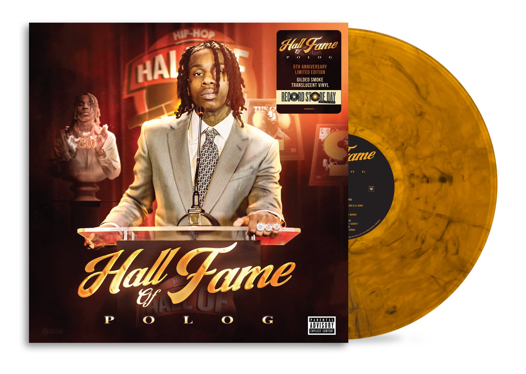 Polo G / Hall of Fame ( inc. RAPSTAR ) Gilded Smoke Vinyl for RSD