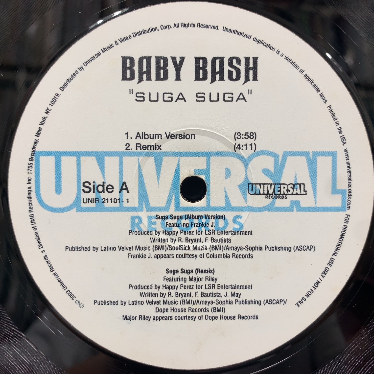 BABY BASH / SUGA SUGA (Reissue) 12inch – TICRO MARKET