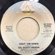 GIL SCOTT HERON AND BRIAN JACKSON / SHUT 'UM DOWN / BALTIMORE