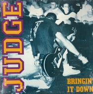JUDGE / Bringin' It Down (Revelation, REVELATION:15, LP) Red label