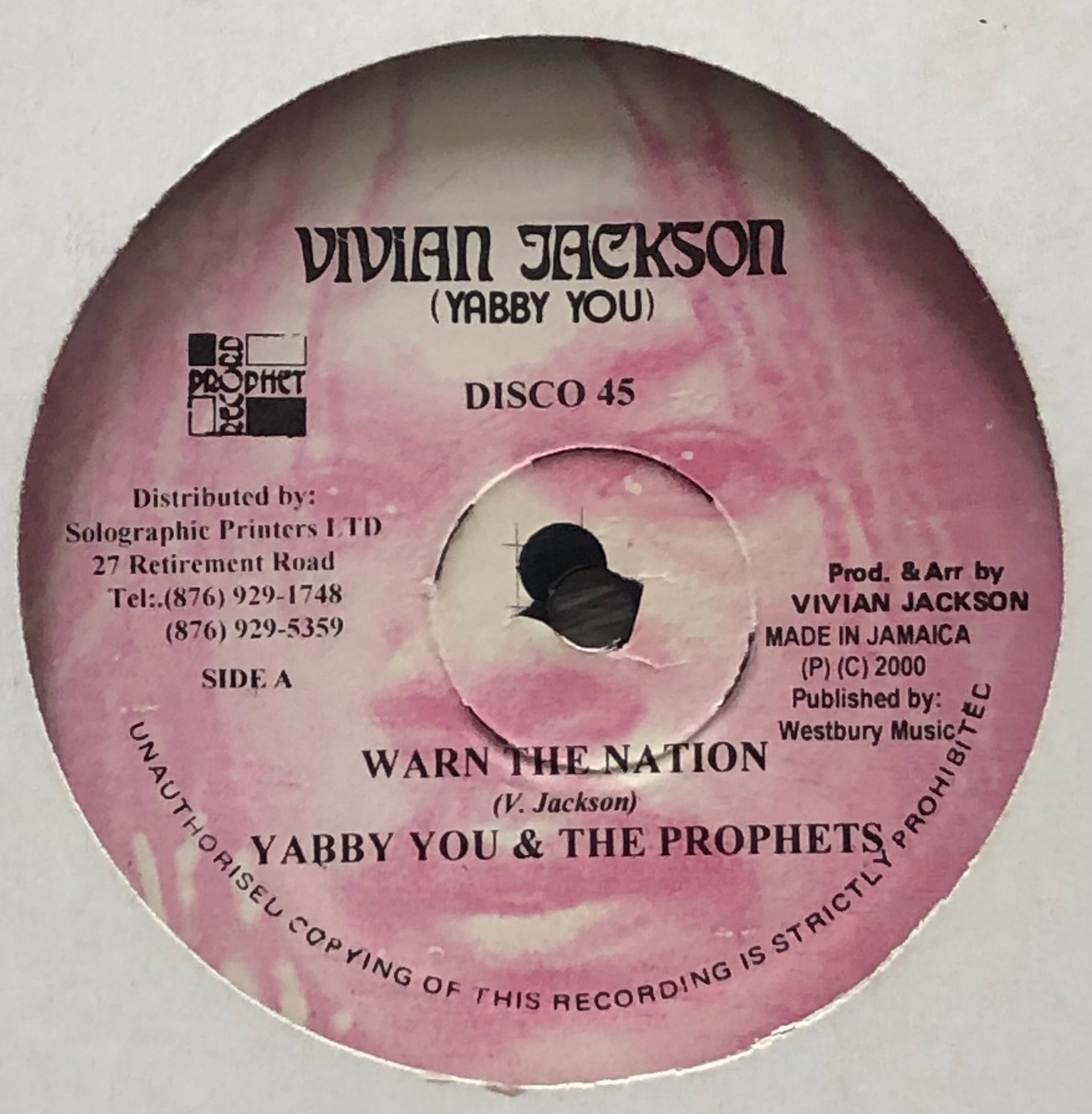 YABBY YOU THE PROPHETS Warn The Nation Jah Love Vivian Jackson yabby-you-the-prophets-warn-the-nation-jah-love-vivian-jackson