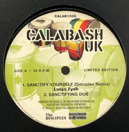 LUTAN FYAH / Sanctify Yourself (Disciples Remix) (Calabash Uk, CALAB1008, 10inch)