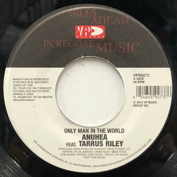 ANUHEA / Only Man In The World (VP Records. 7inch)