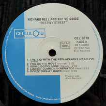 画像をギャラリービューアに読み込む, RICHARD HELL AND THE VOIDOIDS / Destiny Street (Celluloid, CEL 6619, LP)
