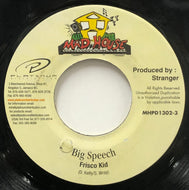 FRISCO KID / Big Speech (Mad House, MHPD1302-3, 7inch)