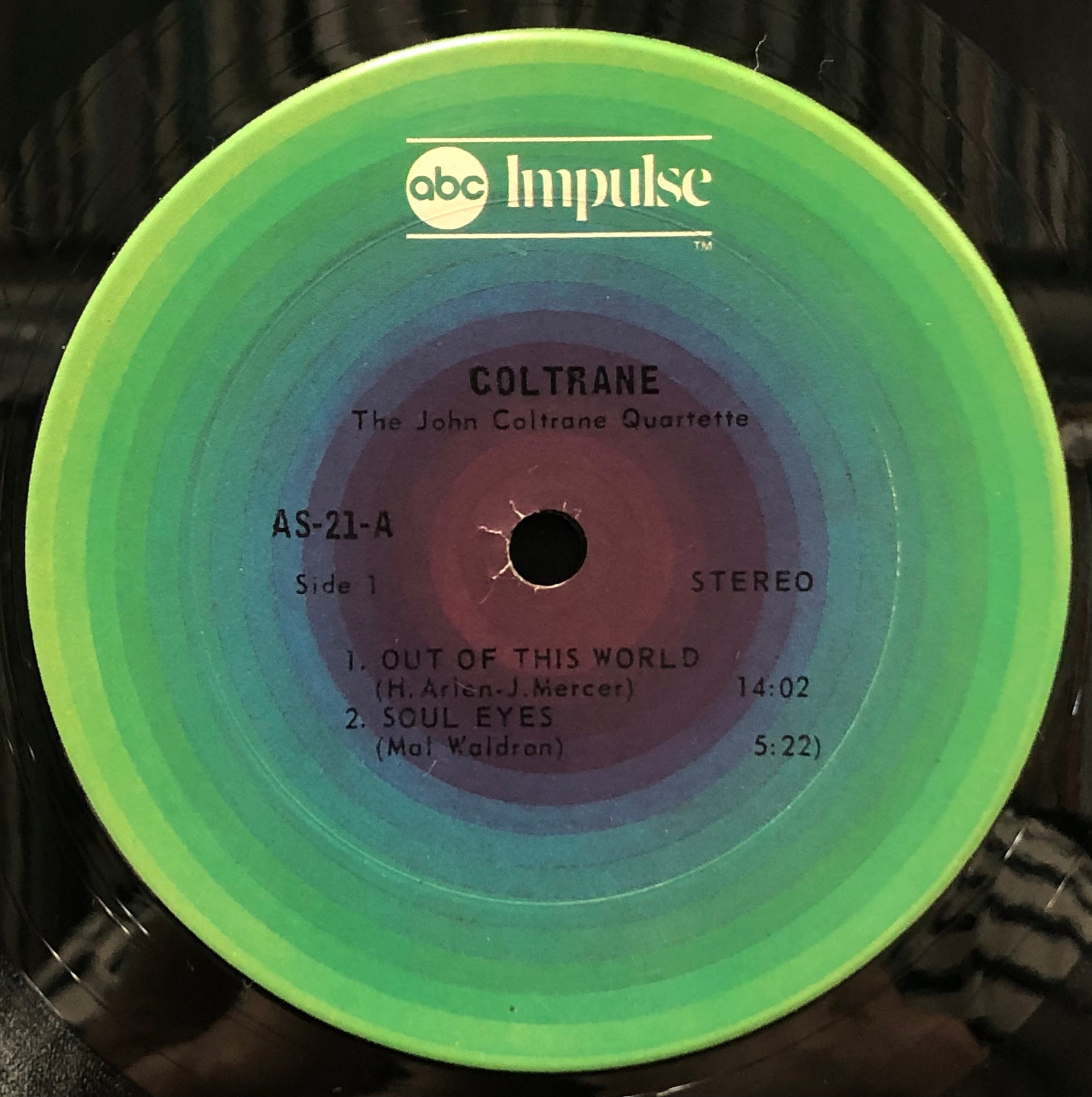 JOHN COLTRANE QUARTET / Coltrane (ABC Impulse, A-21, LP) – TICRO 