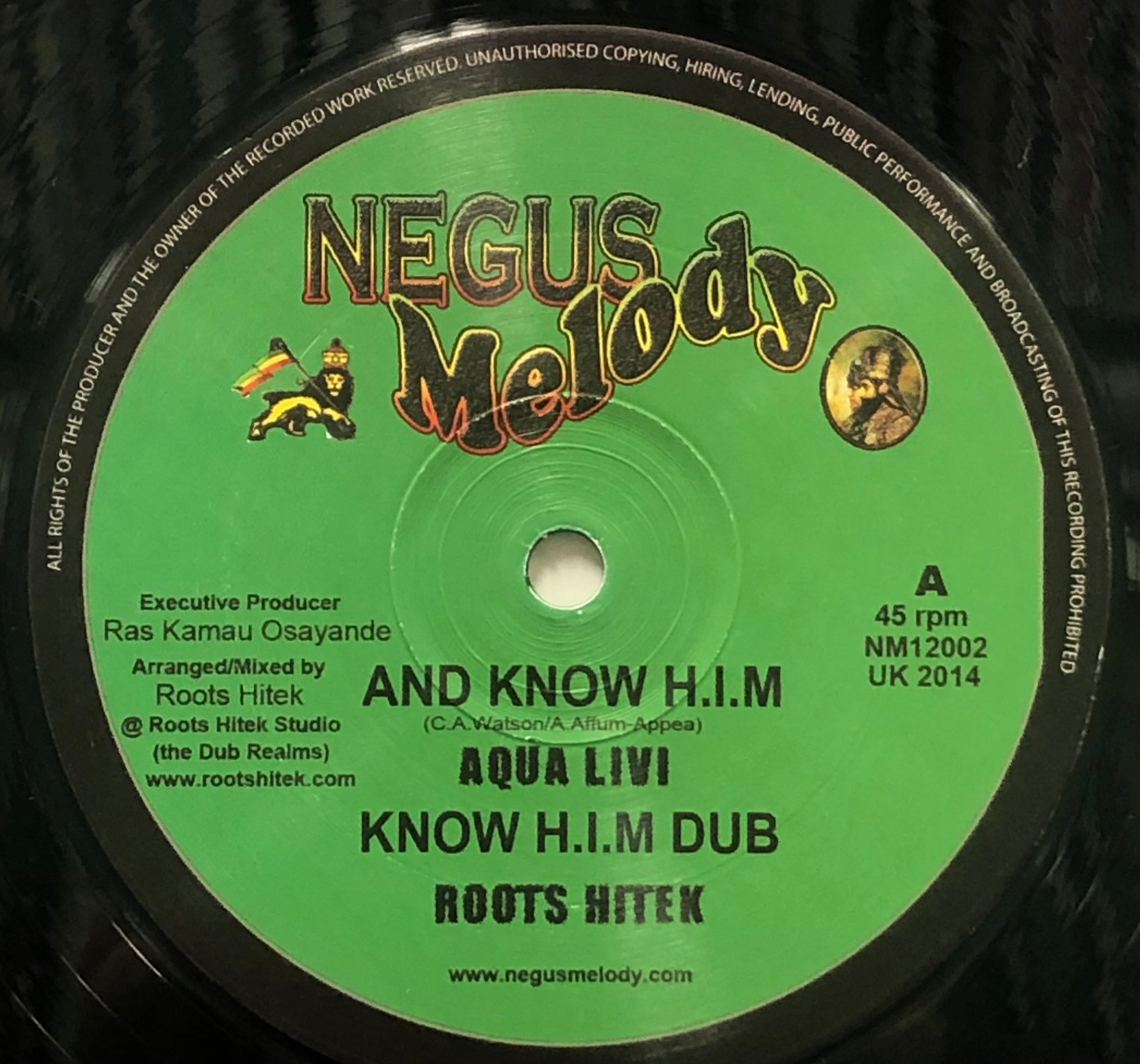 AQUA LEVI - ERROL BELLOT / And Know H.I.M / Seek Jah First