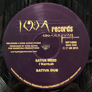 IWARRIYAH / Sativa Weed / Hail Jah (Iwa Records, WP1006, 10inch)