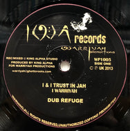 IWARRIYAH / I & I Trust In Jah (Iwa Records,WP1005, 10inch)