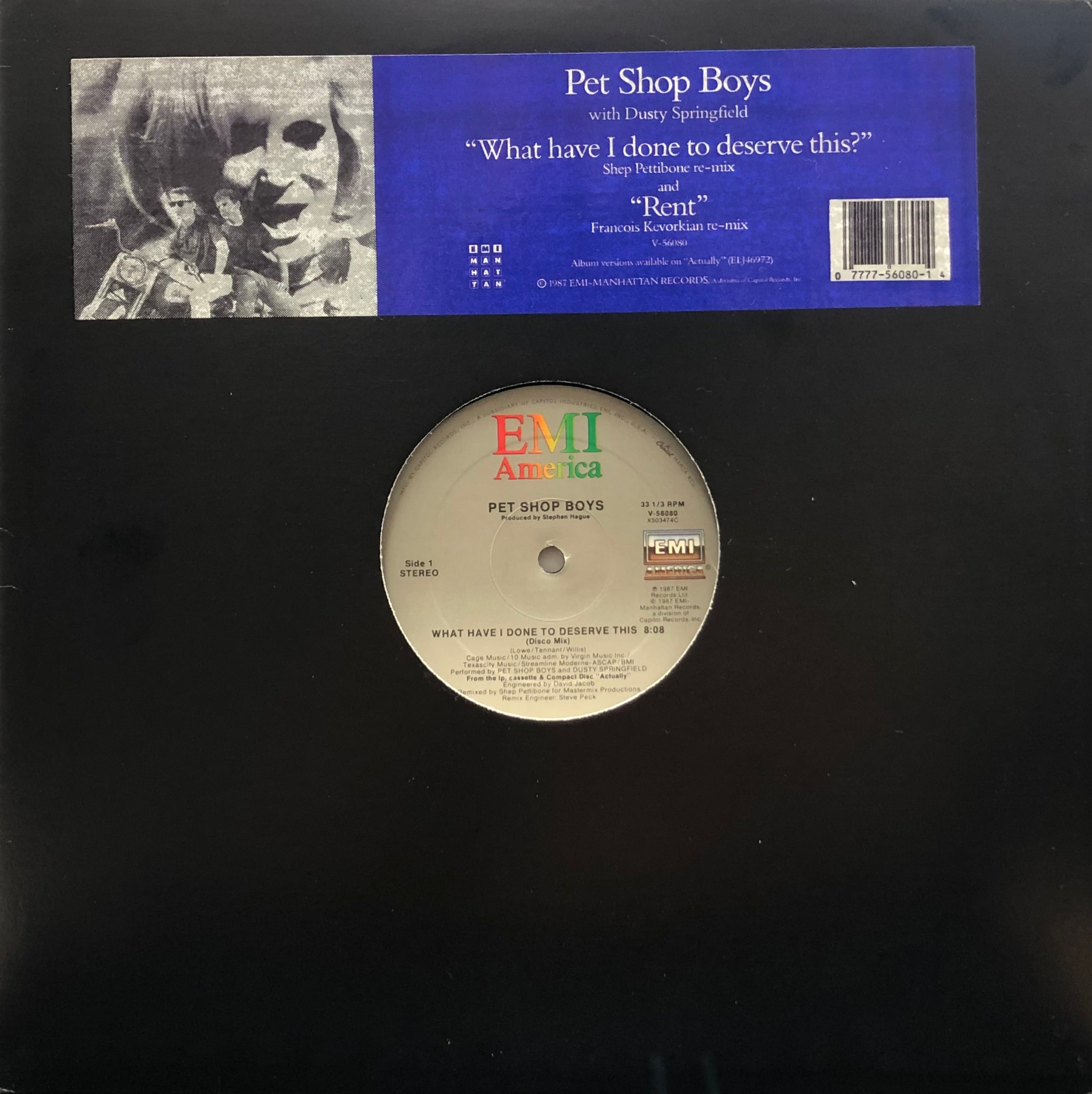 PET SHOP BOYS DUSTY SPRINGFIELD 12 レコード - 洋楽