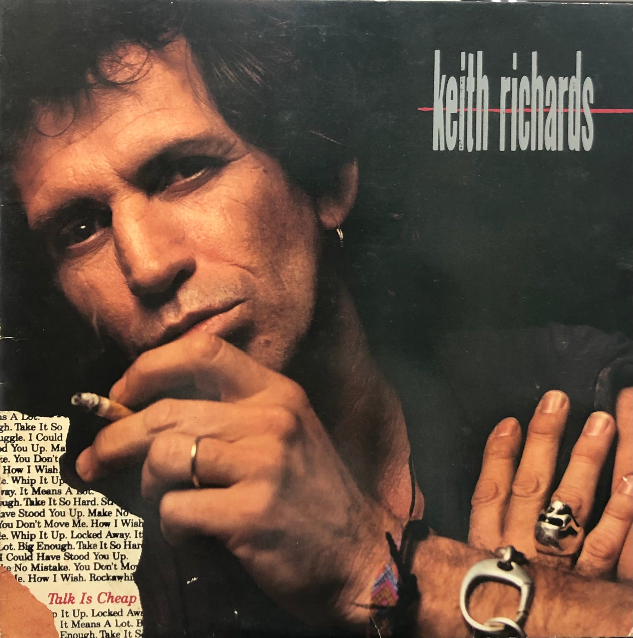 KEITH RICHARDS / Talk Is Cheap (Virgin, 1-90973, LP) – TICRO