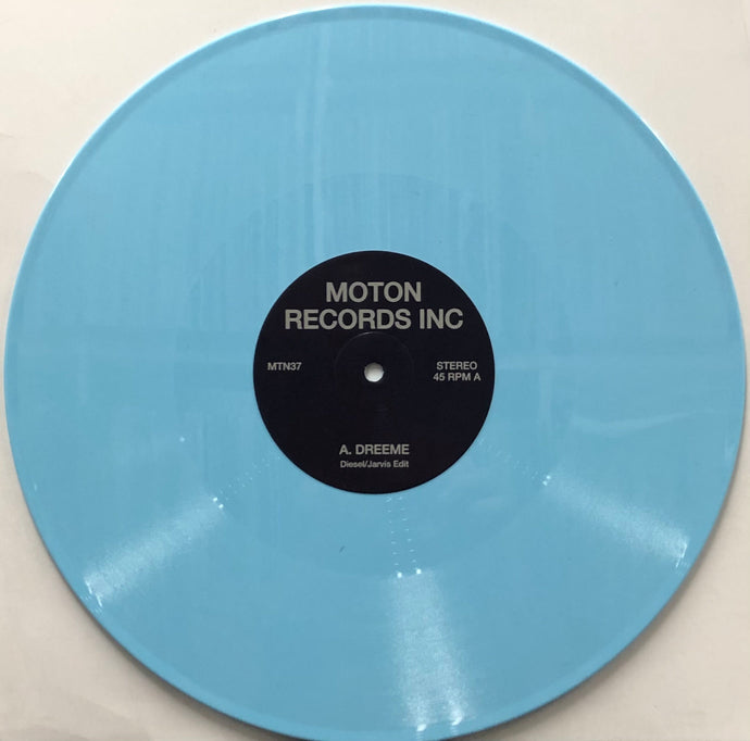 DIESEL & JARVIS - SEAN INNIT / Dreeme (Sky Blue Vinyl) (Moton, MTN37, 12inch)