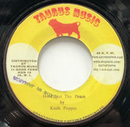 KEITH POPPIN / Hold Not Thy Peace (Taurus Music, 7inch)